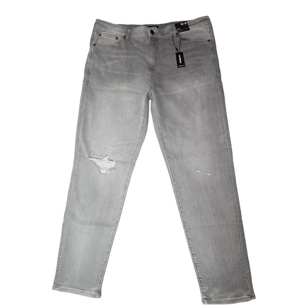 Mens Grey  Express Jeans  NWT Size 38/32
